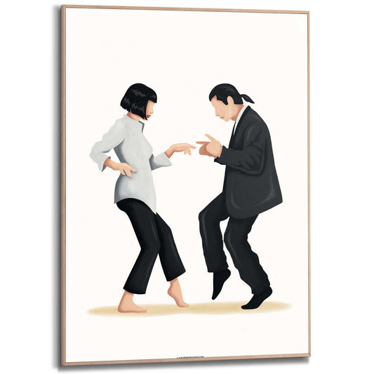 Framed Poster Midnight Twist 70x50