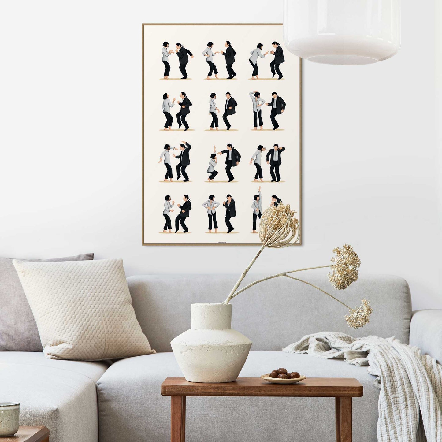 Framed Poster Dance Moves 70x50