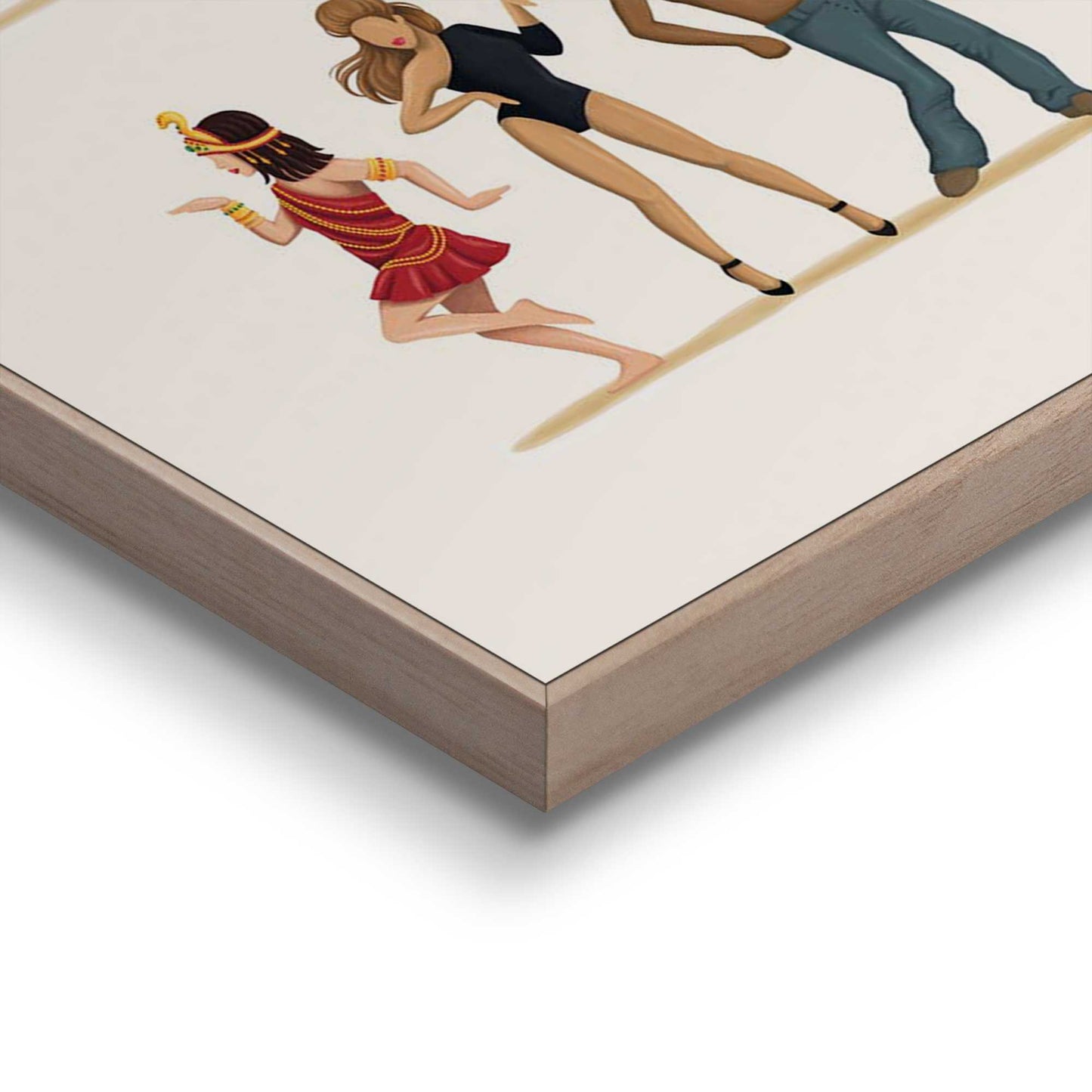 Framed Poster Dance Around the World 70x50