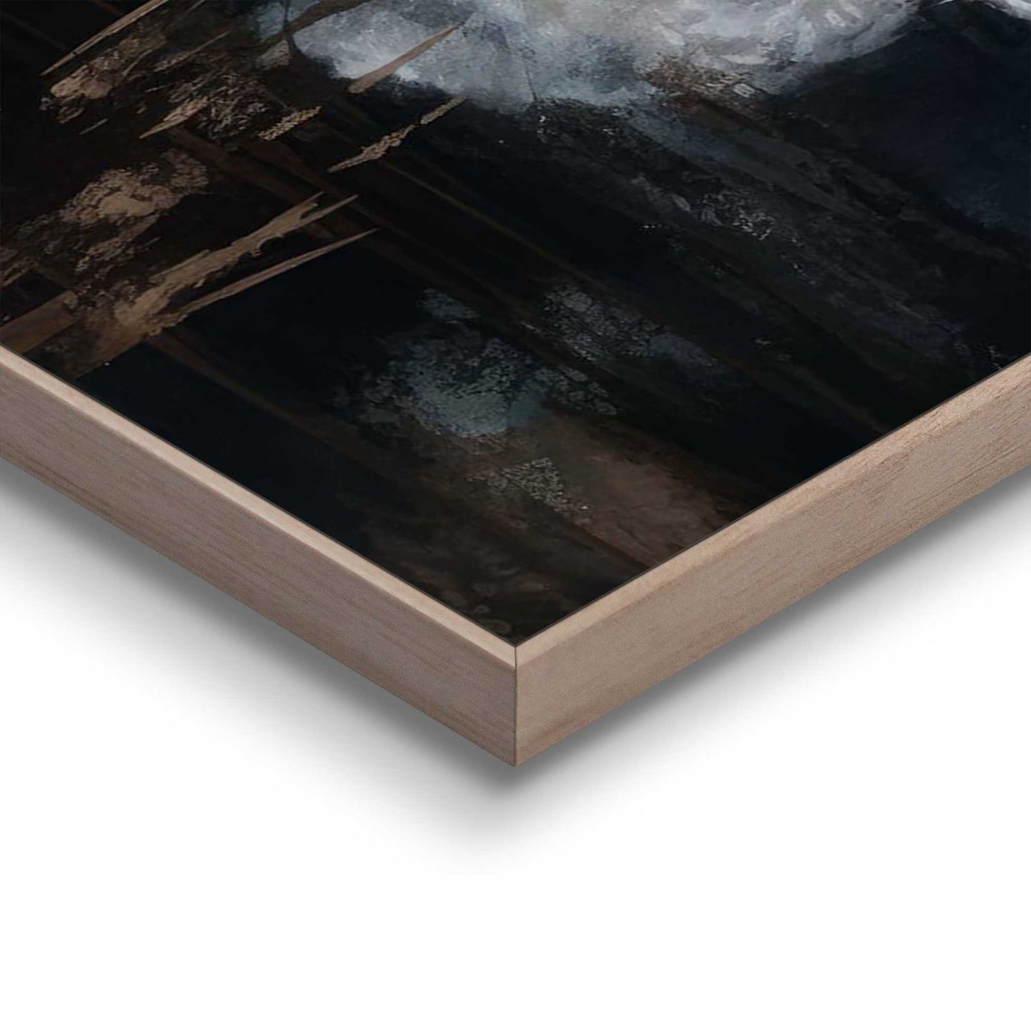 Framed Poster Misty Waters 70x50