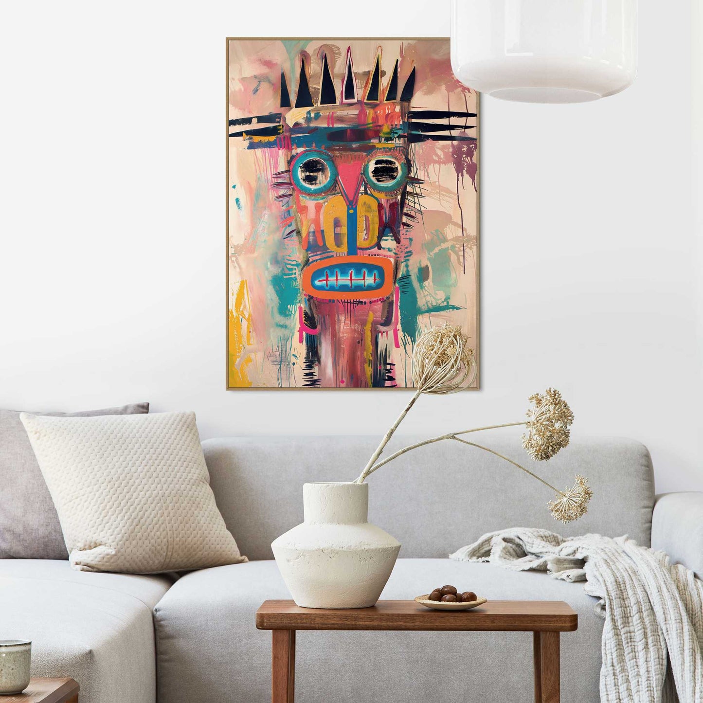 Framed Poster Urban Totem 70x50