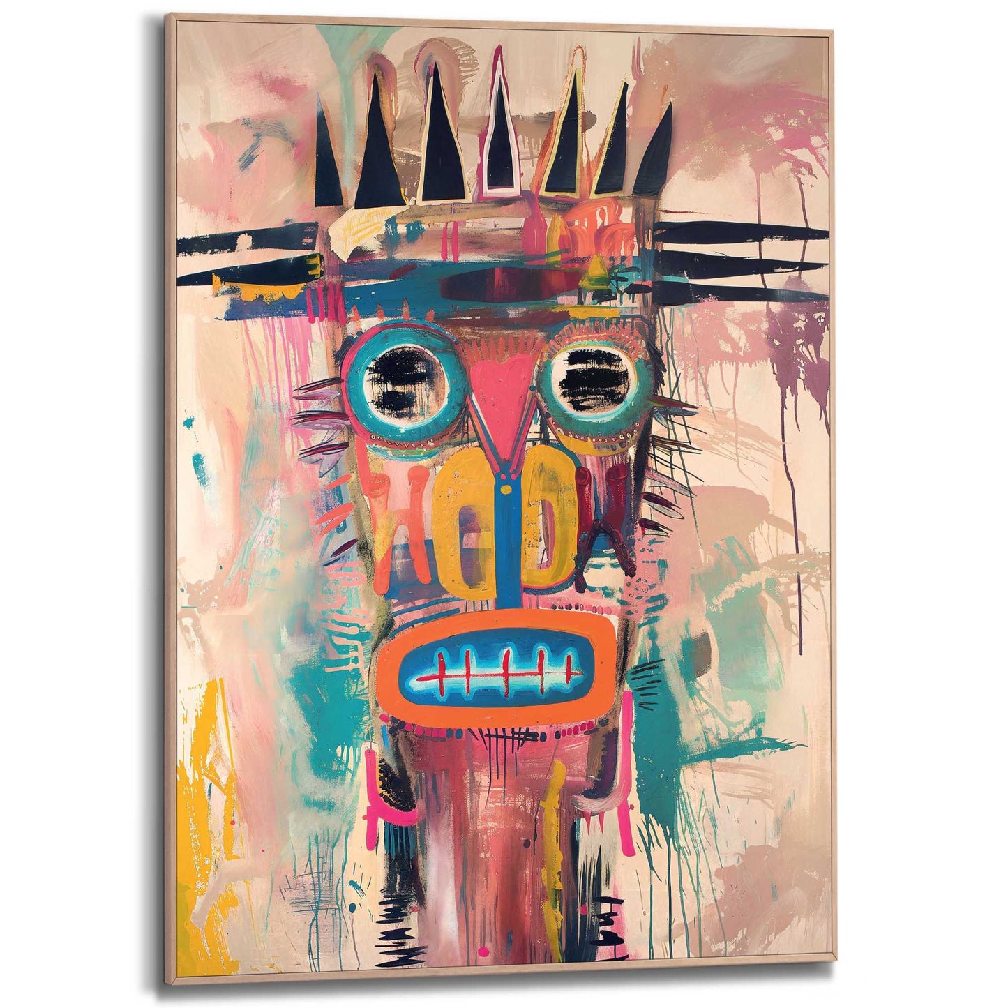 Framed Poster Urban Totem 70x50