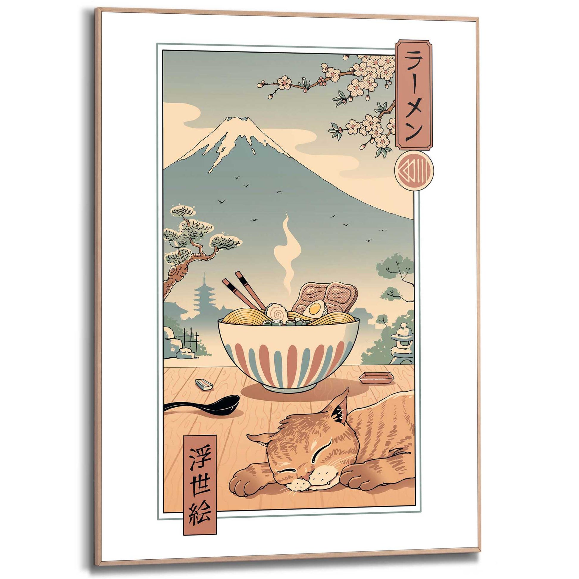 Framed Poster Vincent Trinidad - A Perfect Ramen Weather 70x50