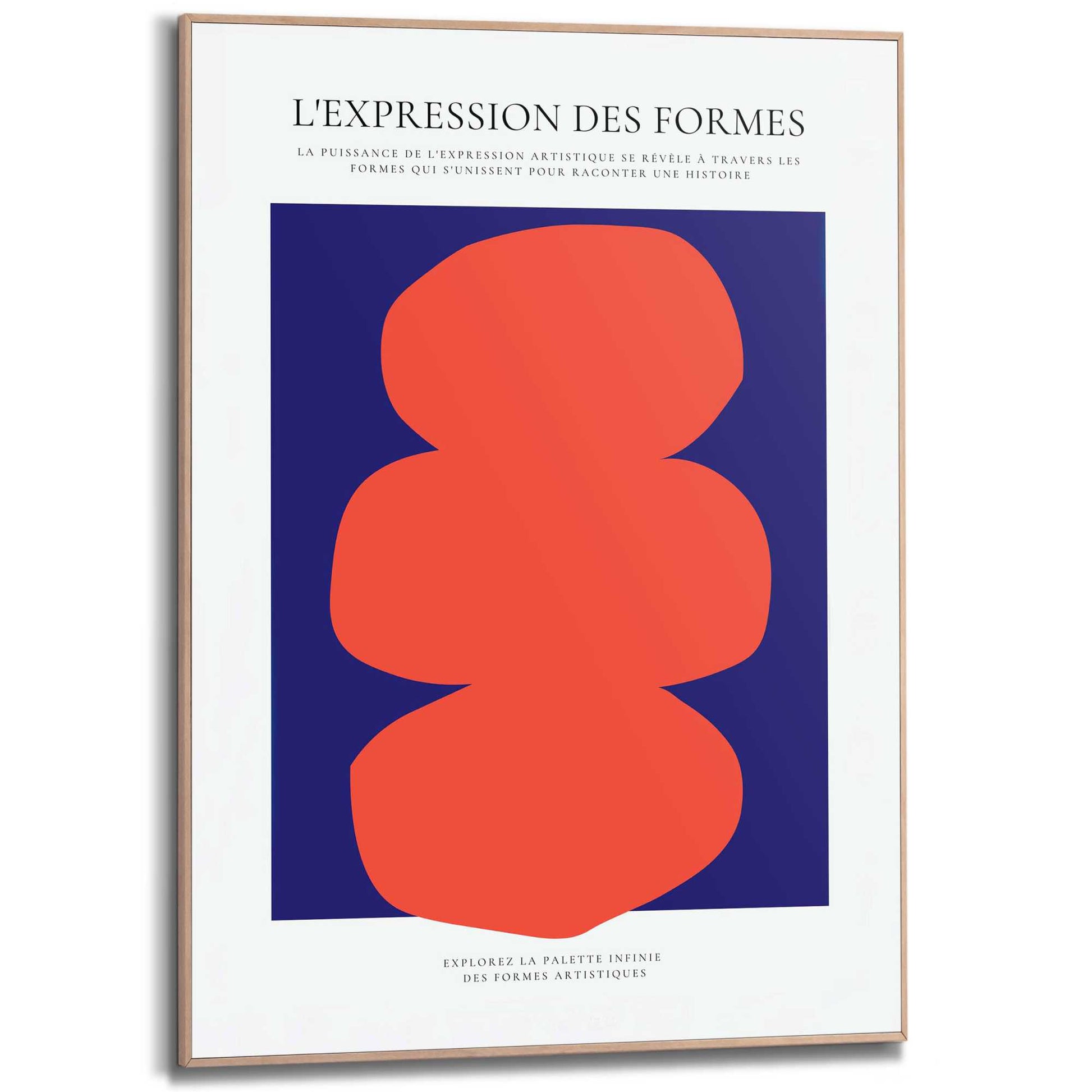 Framed Poster Bold Shapes 70x50