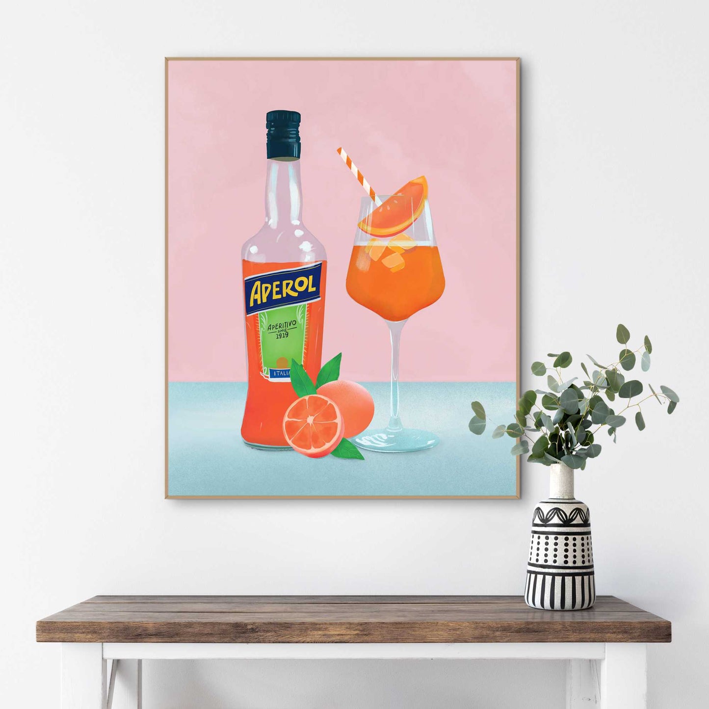 Framed Poster Aperol Afternoon 50x40
