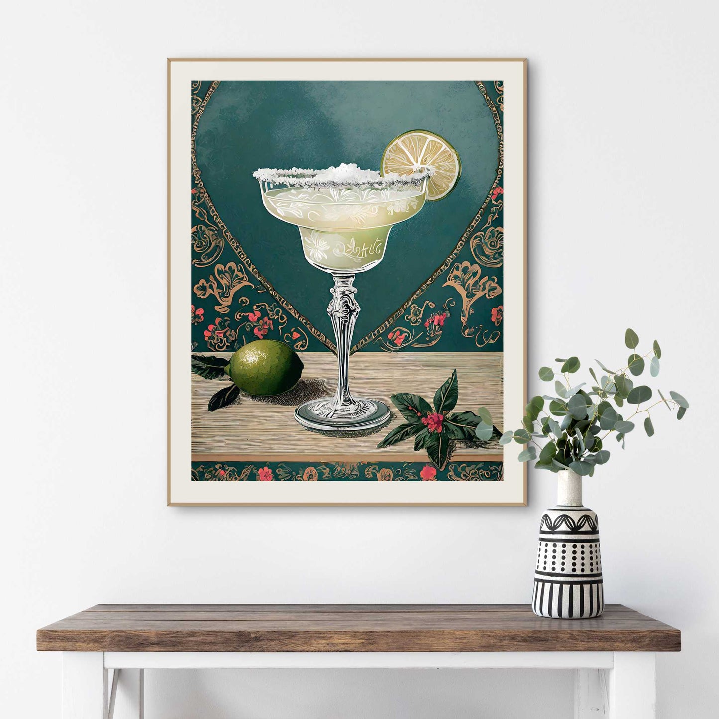 Framed Poster Classic Margarita 50x40