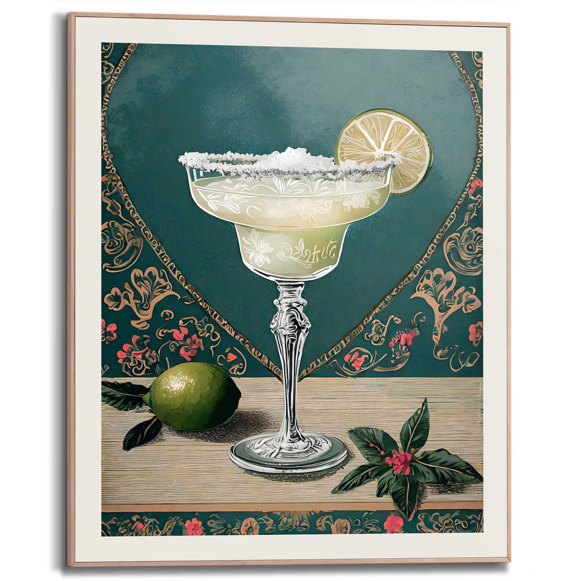 Framed Poster Classic Margarita 50x40