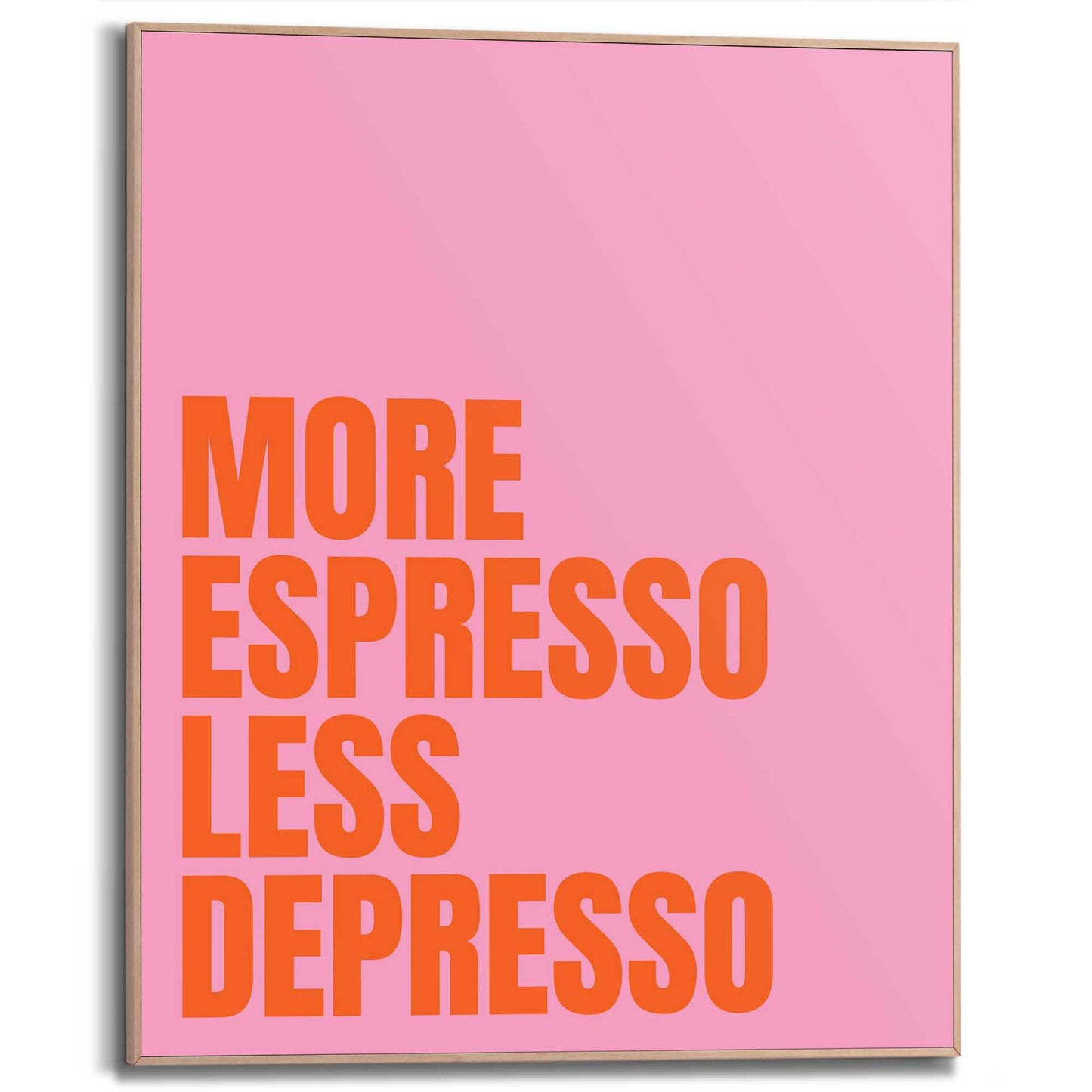 Framed Poster Espresso Mood 50x40