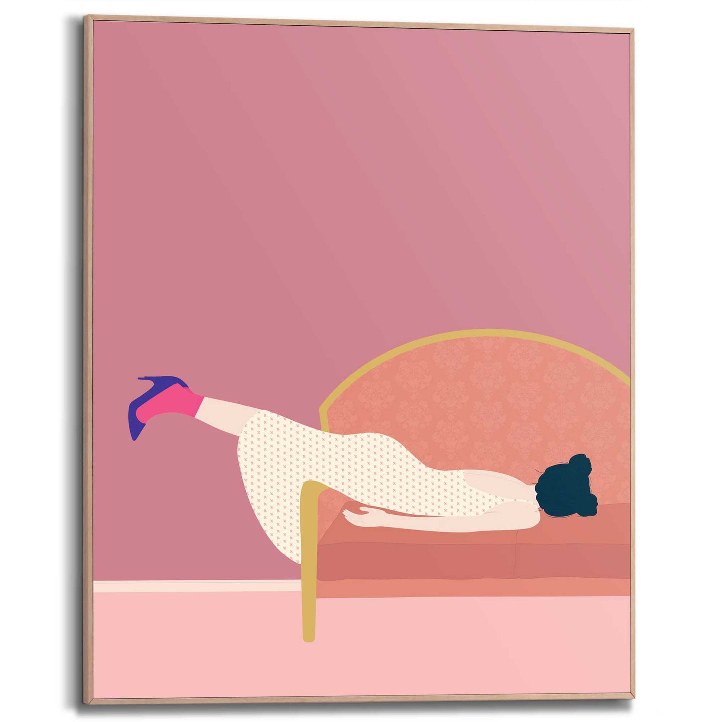 Framed Poster Rest Mode 50x40