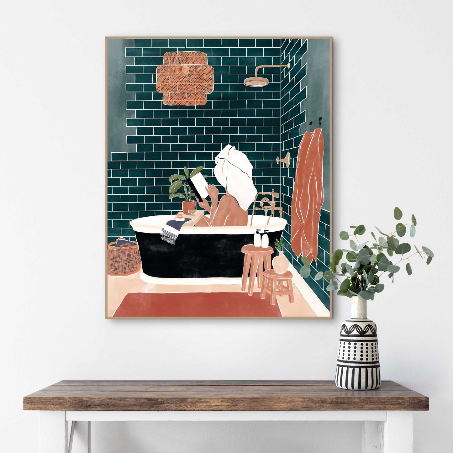 Framed Poster Self Care Night 50x40