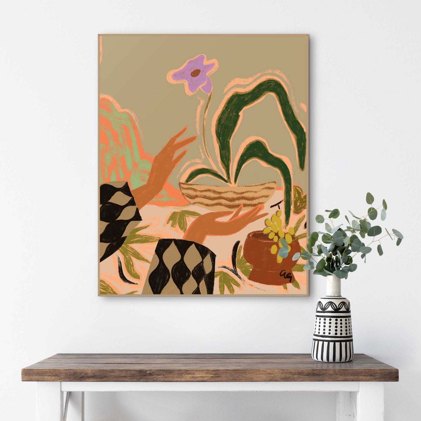 Framed Poster Botanical Mood 50x40