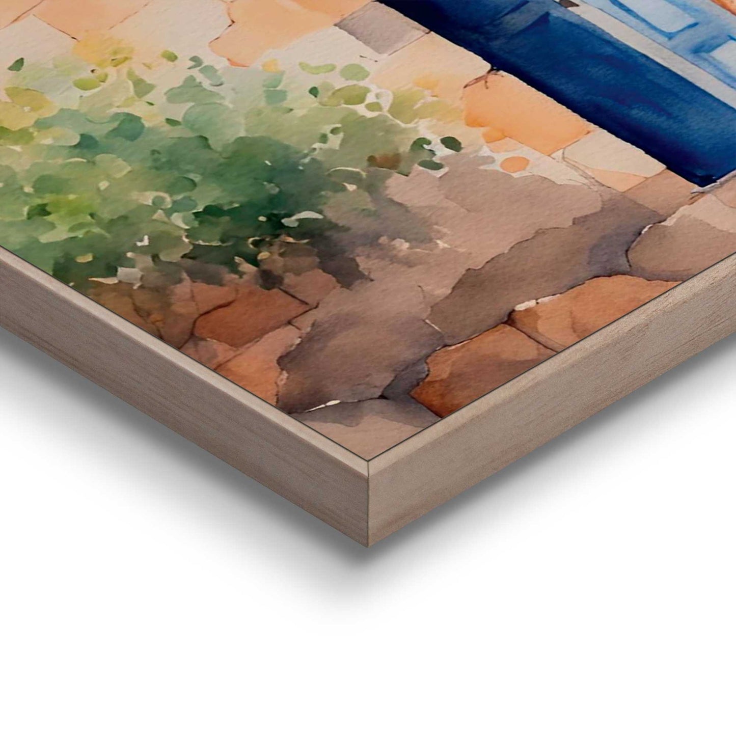 Framed Poster Mediterranean Summer 50x40