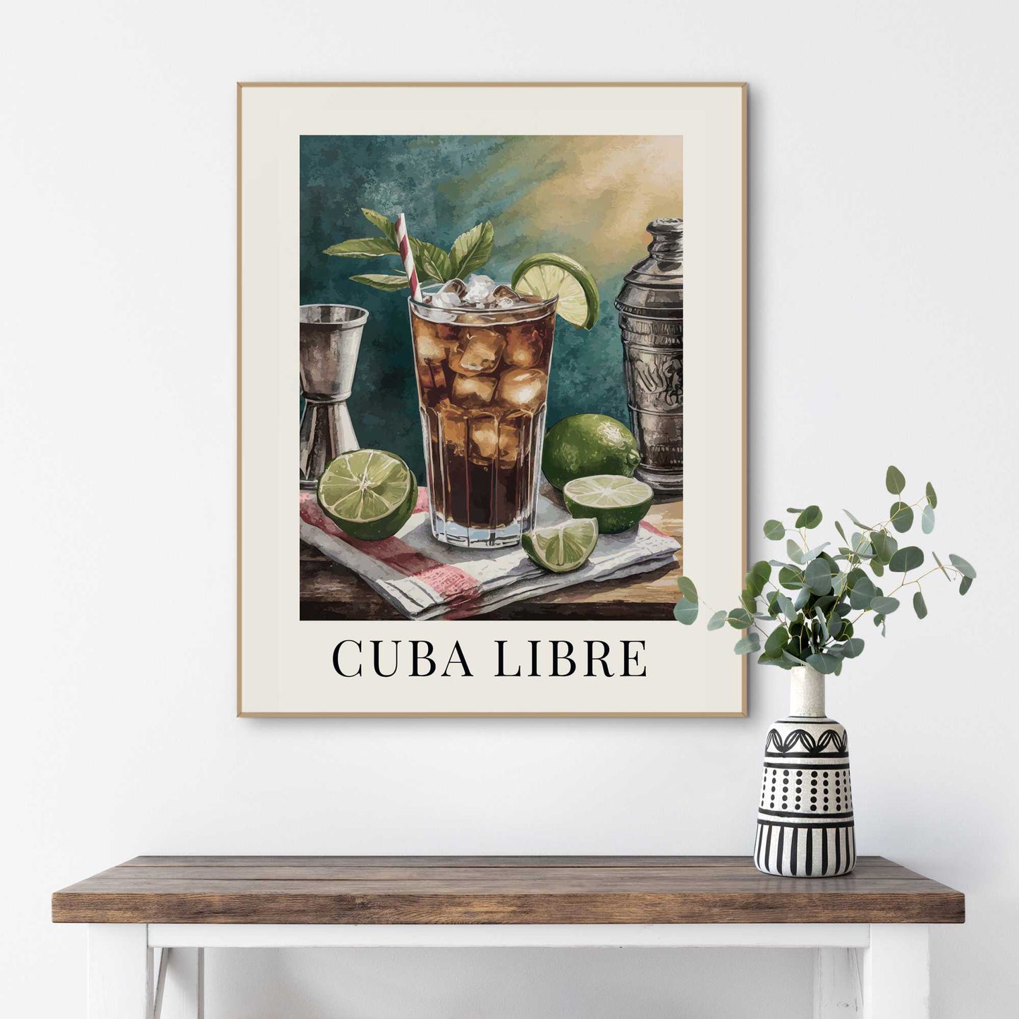 Framed Poster Cuba Libre 50x40
