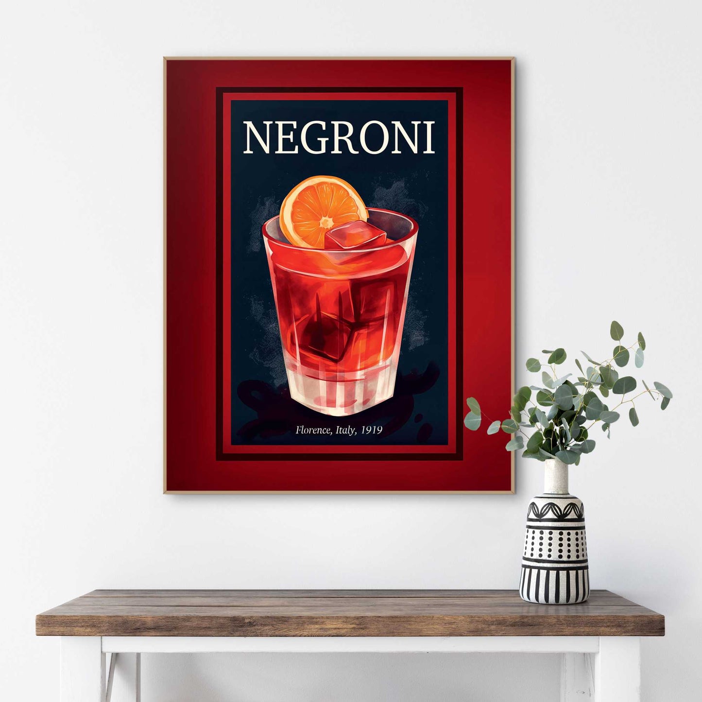 Framed Poster Florence Negroni 50x40