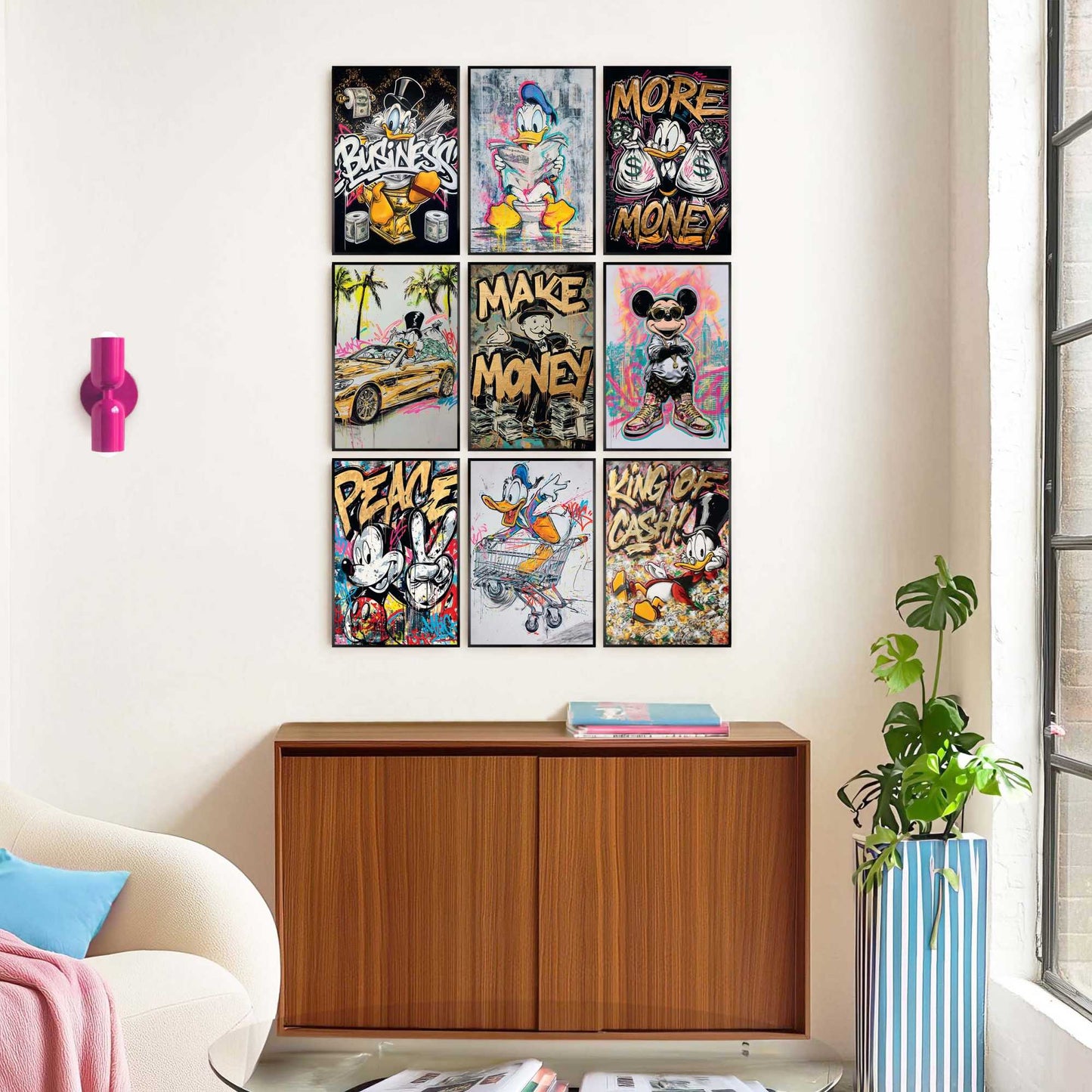 Framed Poster Urban Wealth Series 30x20