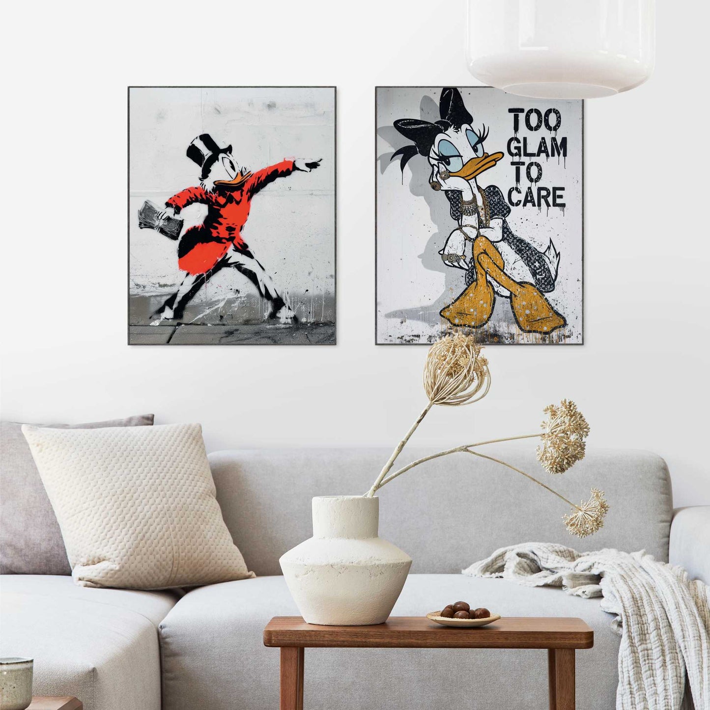 Framed Poster Glam and Fortune 50x40