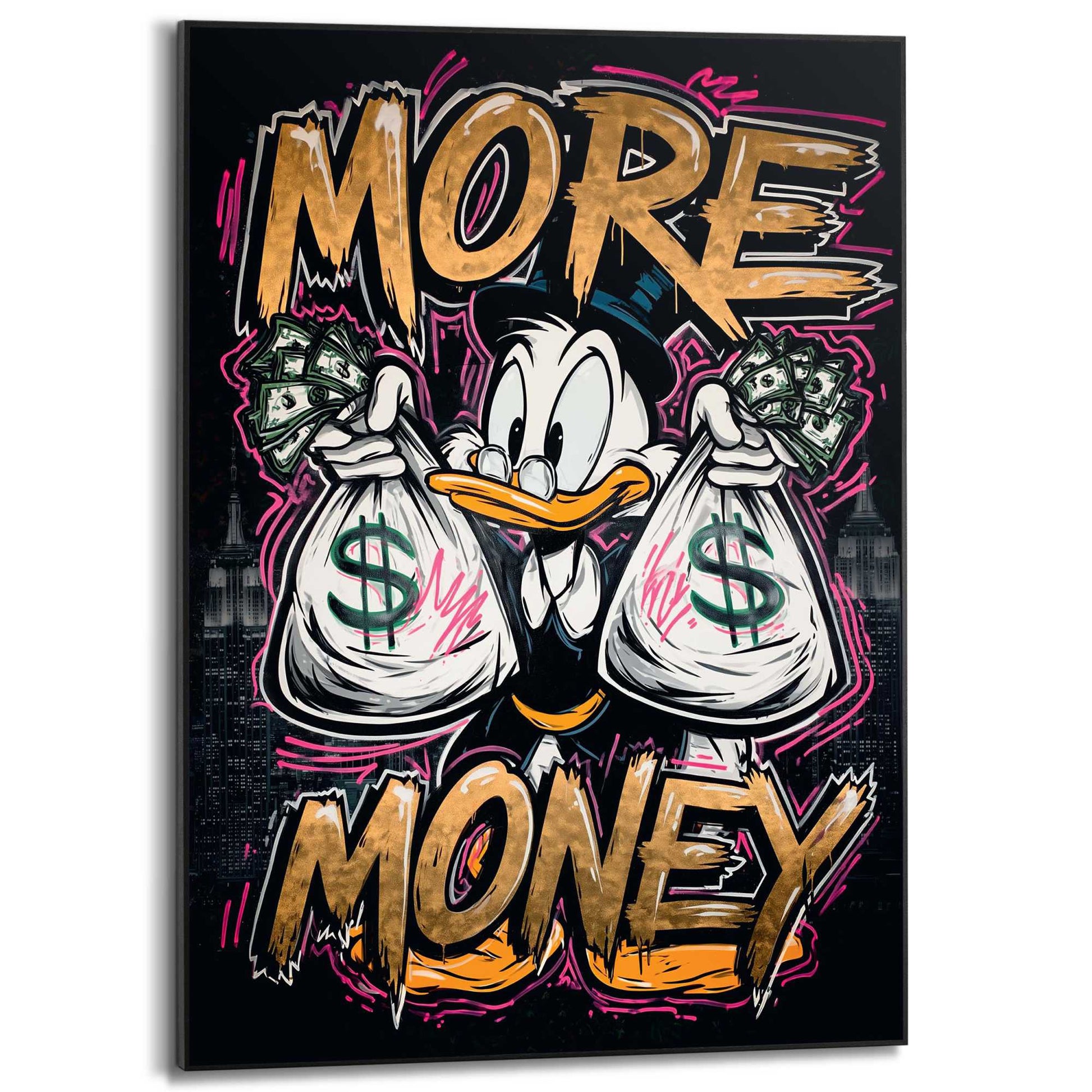 Framed Poster Making Money 70x50