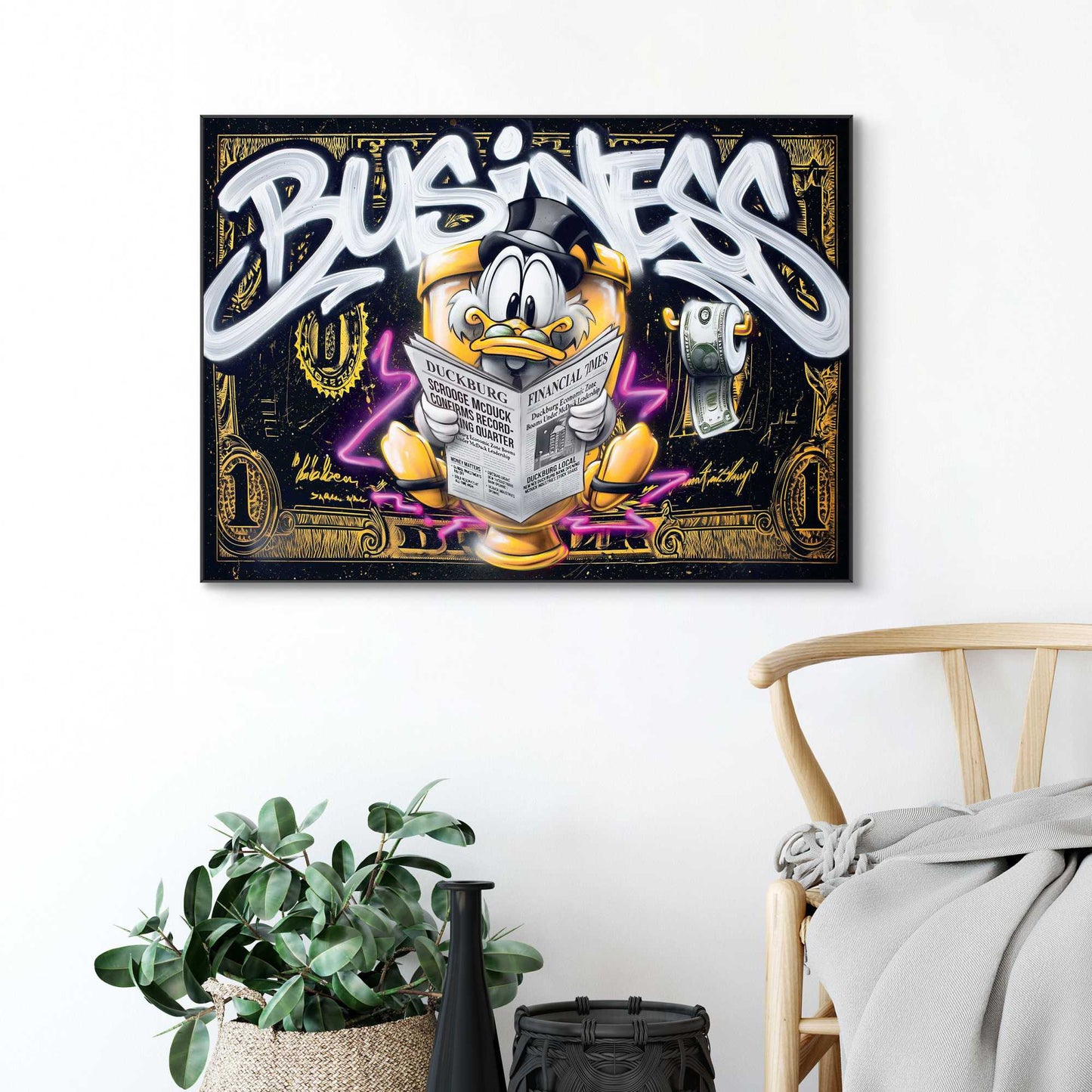 Framed Poster Business First 50x70
