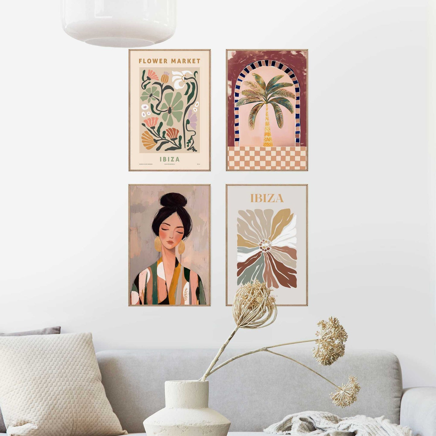 Framed Poster Ibiza Bloom 30x20