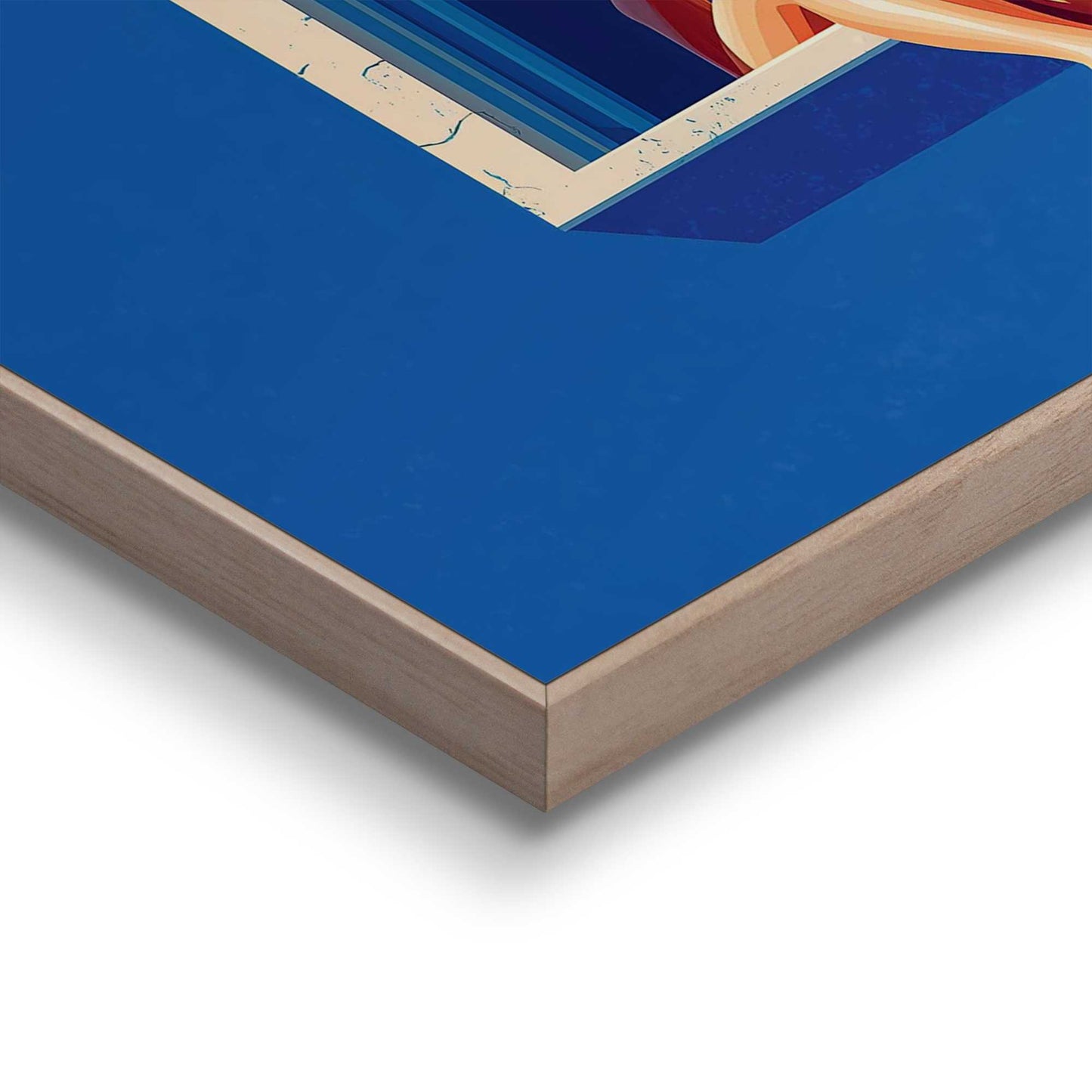 Framed Poster Lost in Pages 50x40