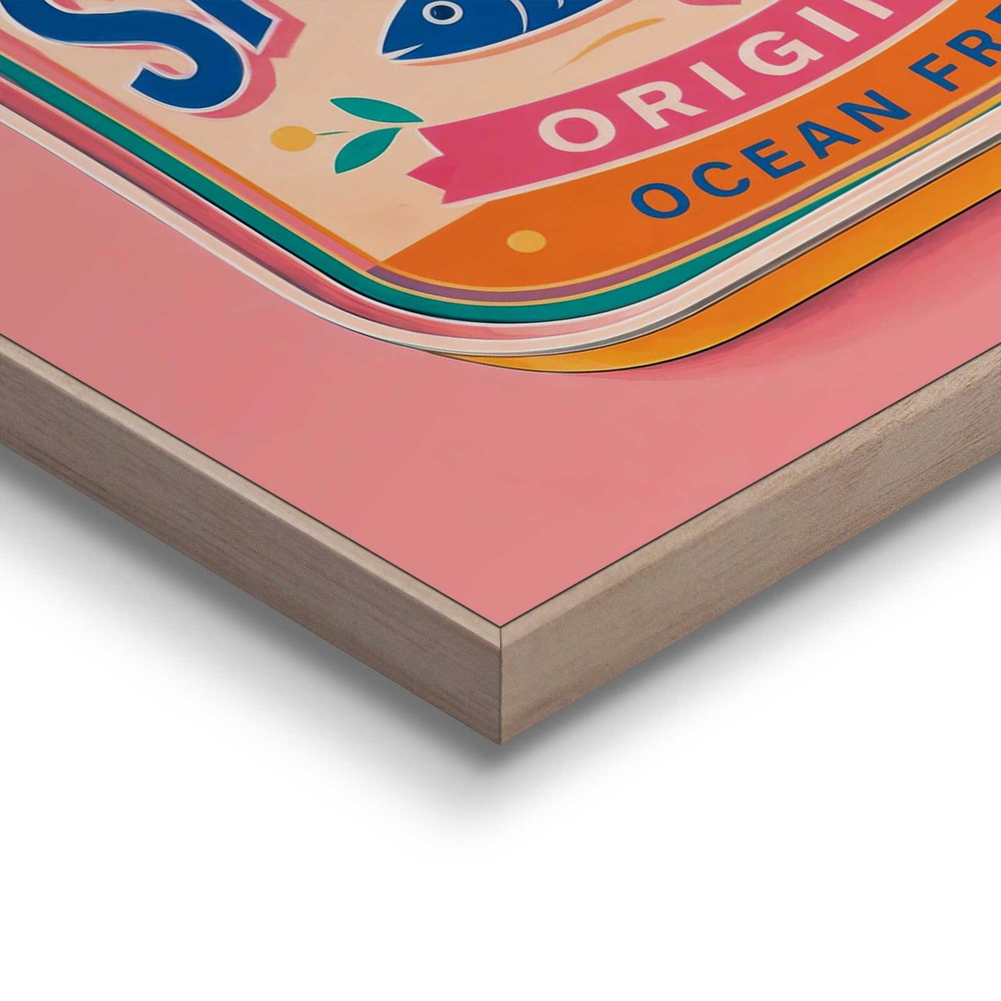 Framed Poster Ocean Fresh 50x40
