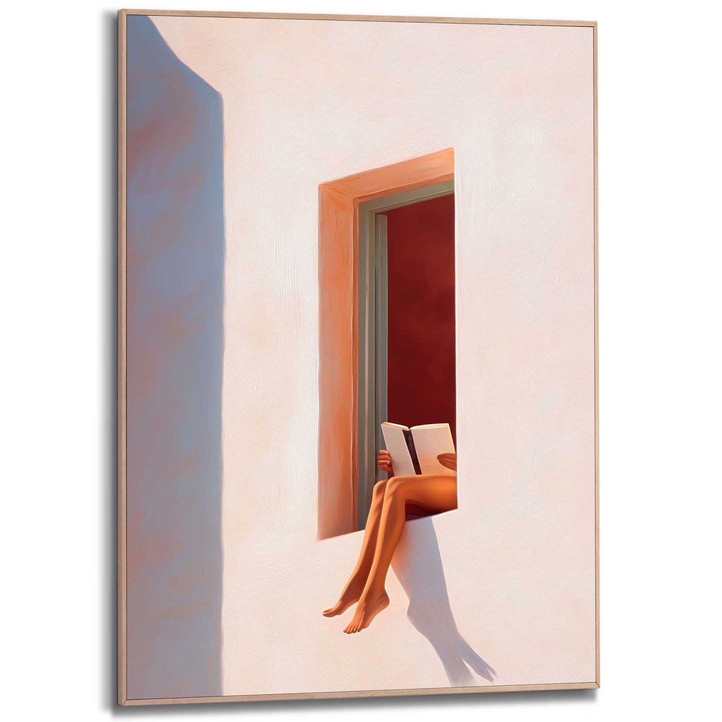 Framed Poster Between Pages 70x50