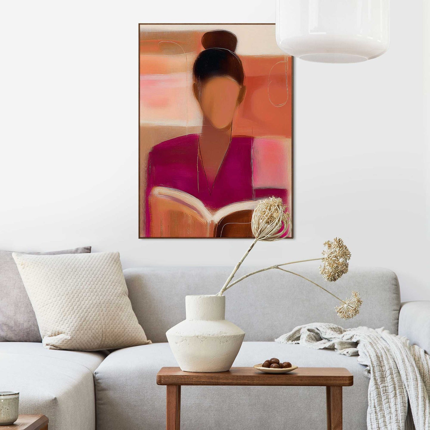 Framed Poster Quiet Chapters 70x50