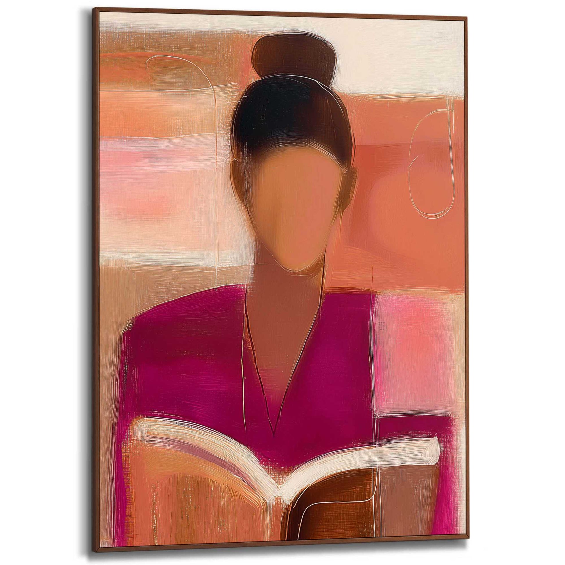Framed Poster Quiet Chapters 70x50