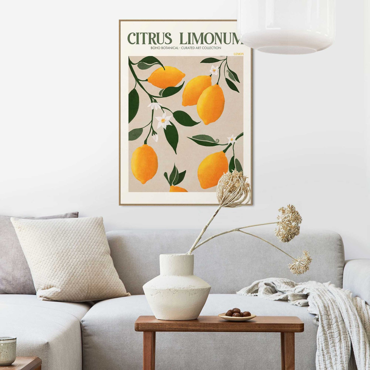 Framed Poster Citrus Branch 70x50