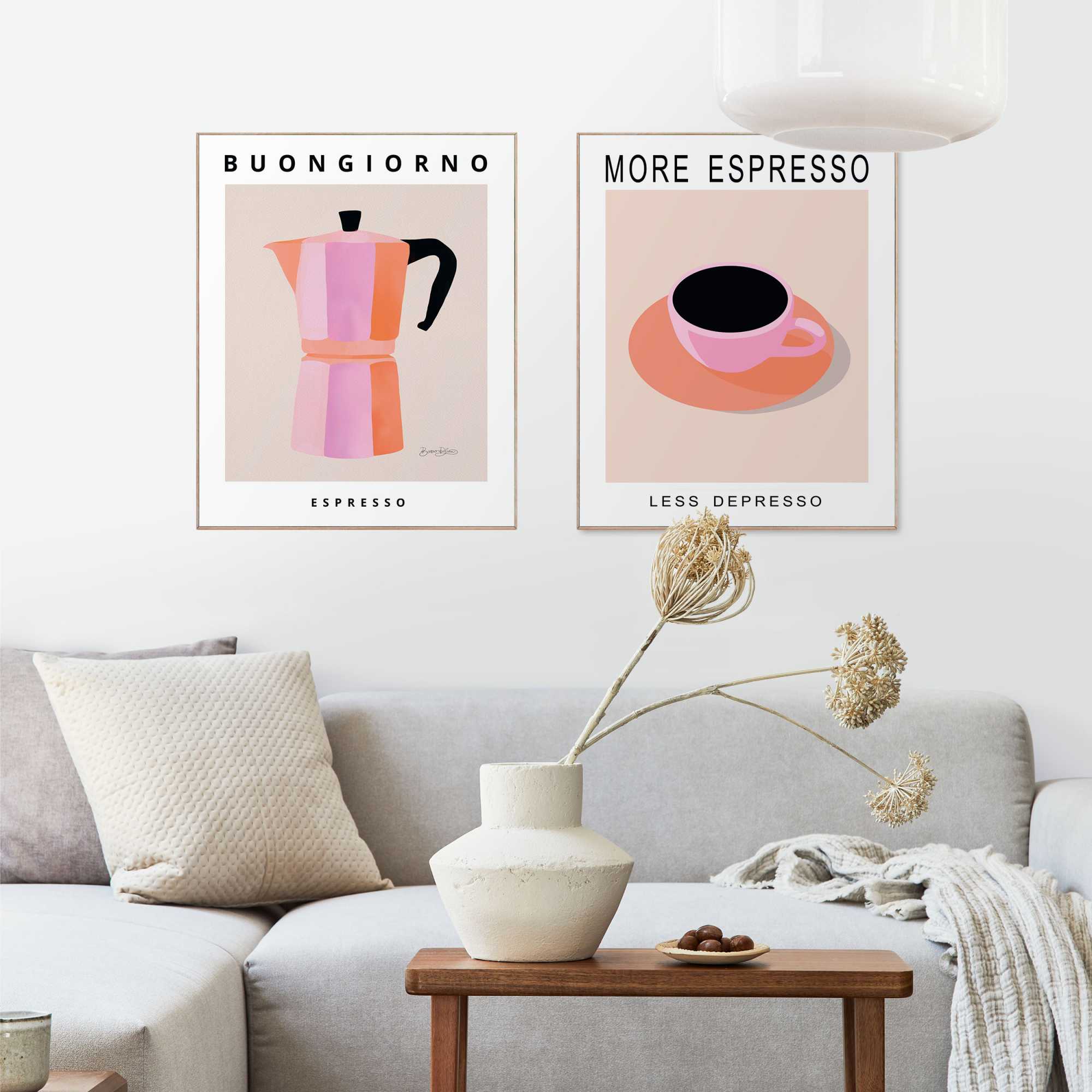 Framed Poster Espresso Moments 50x40 – Orangewallz