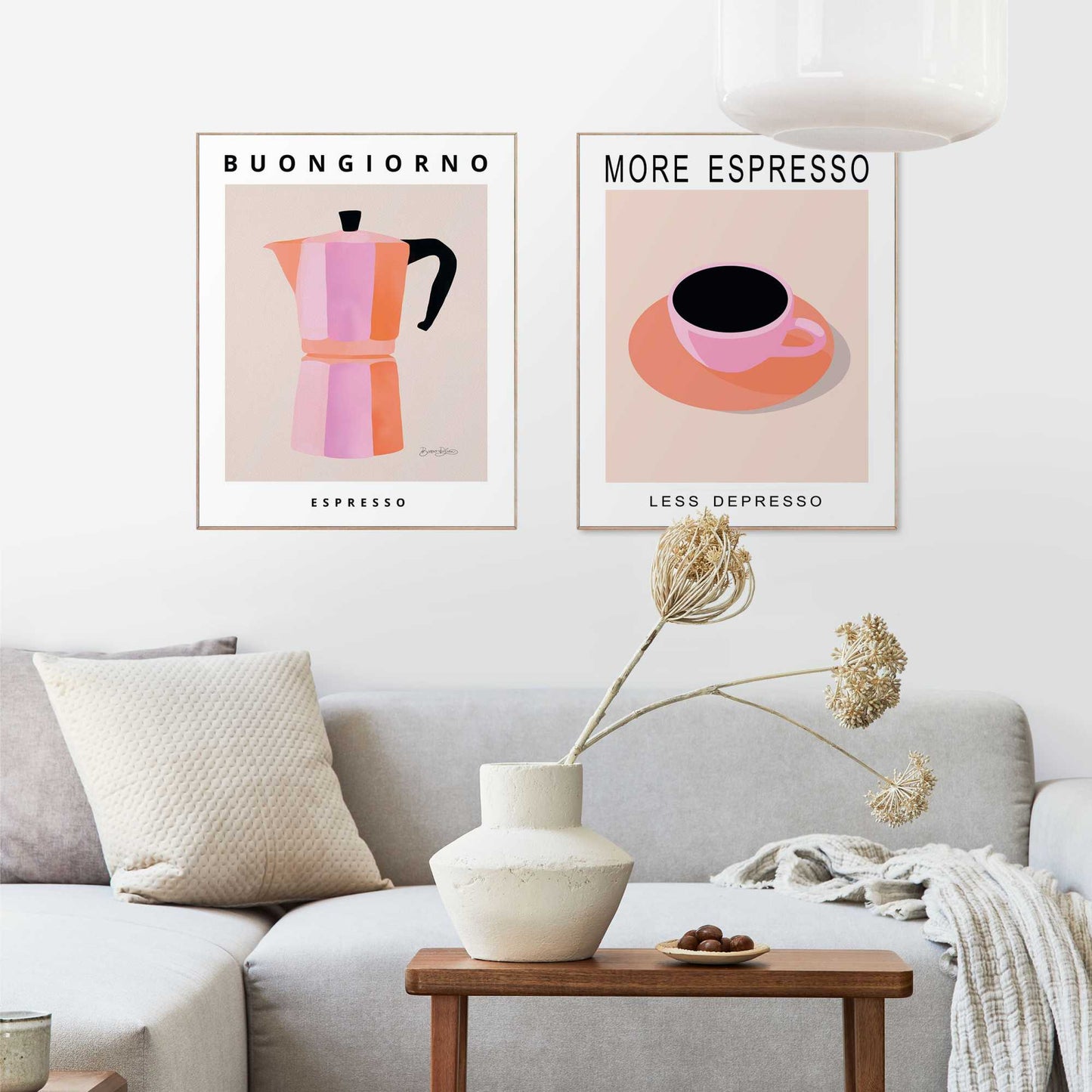 Framed Poster Espresso Moments 50x40