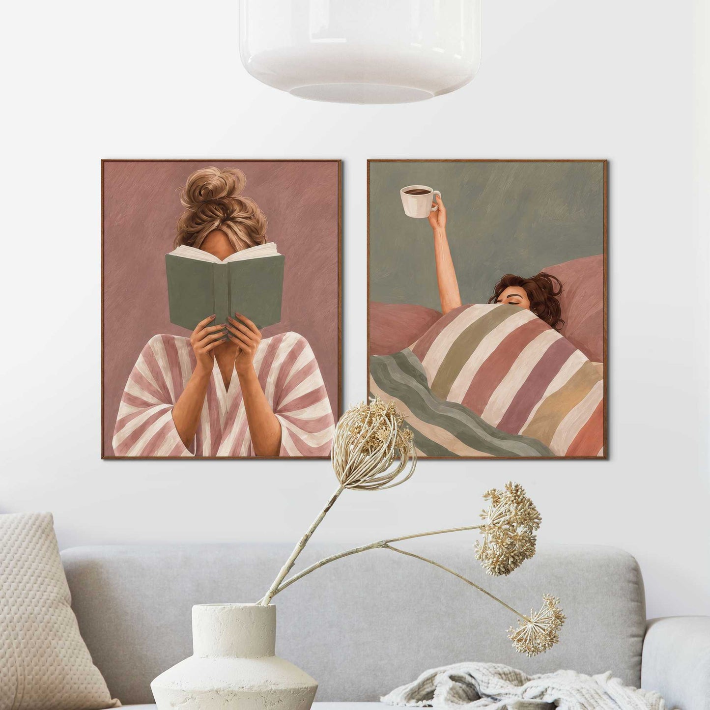 Framed Poster Soft Mornings 50x40