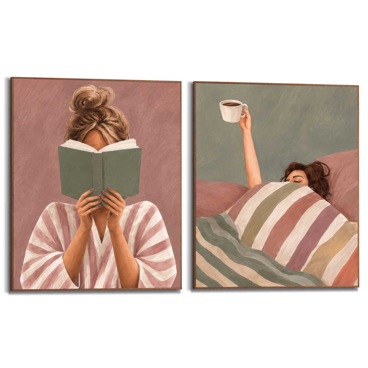 Framed Poster Soft Mornings 50x40