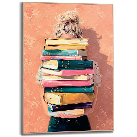 Framed Poster Wrapped in Stories 70x50
