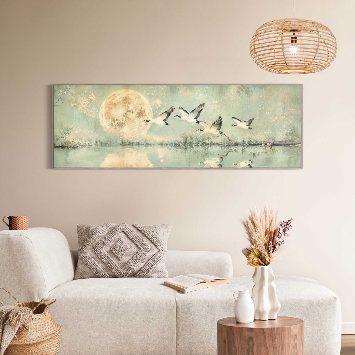 Canvas Moonlit Journey 40x120