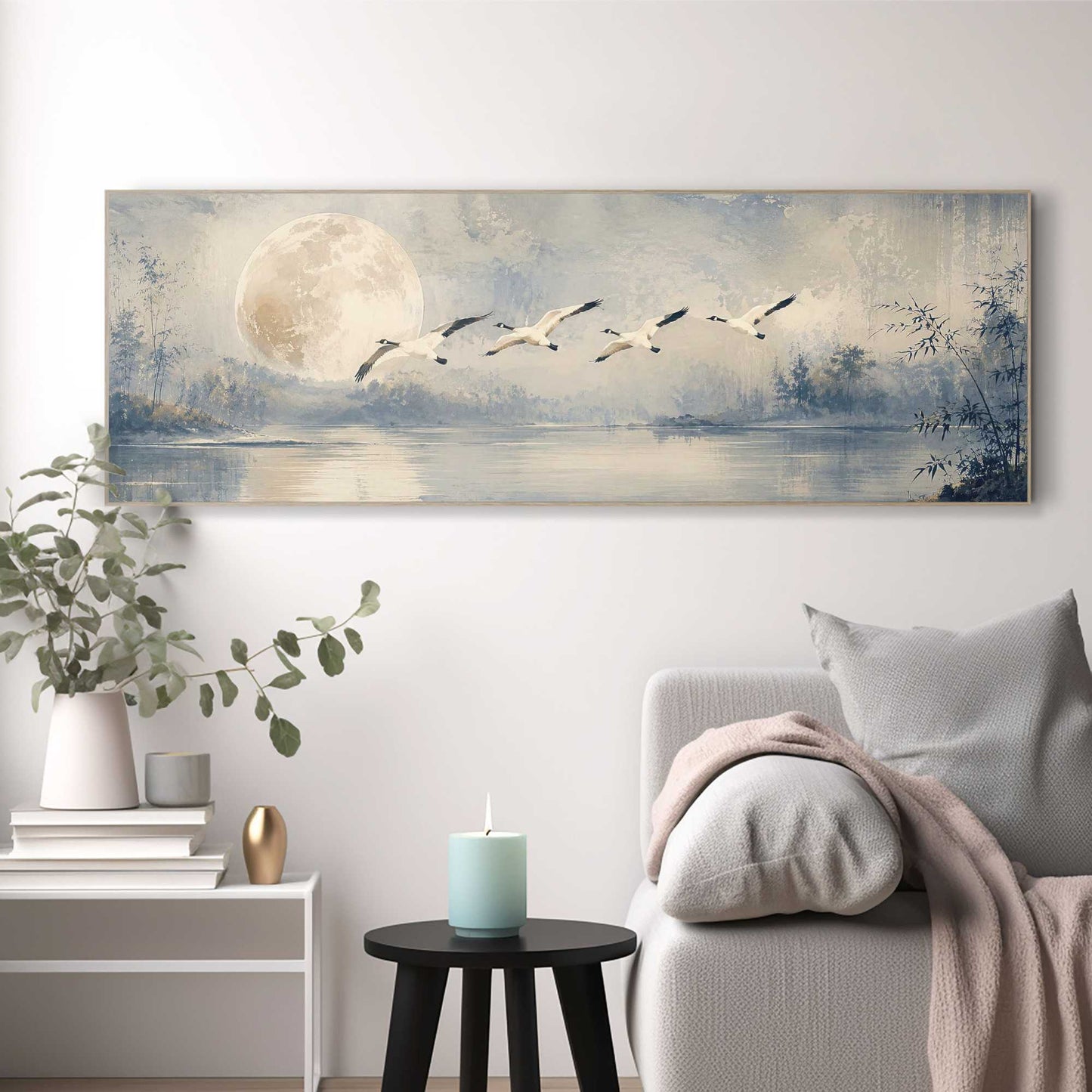 Wall Art Panel Celestial Flight 40x120