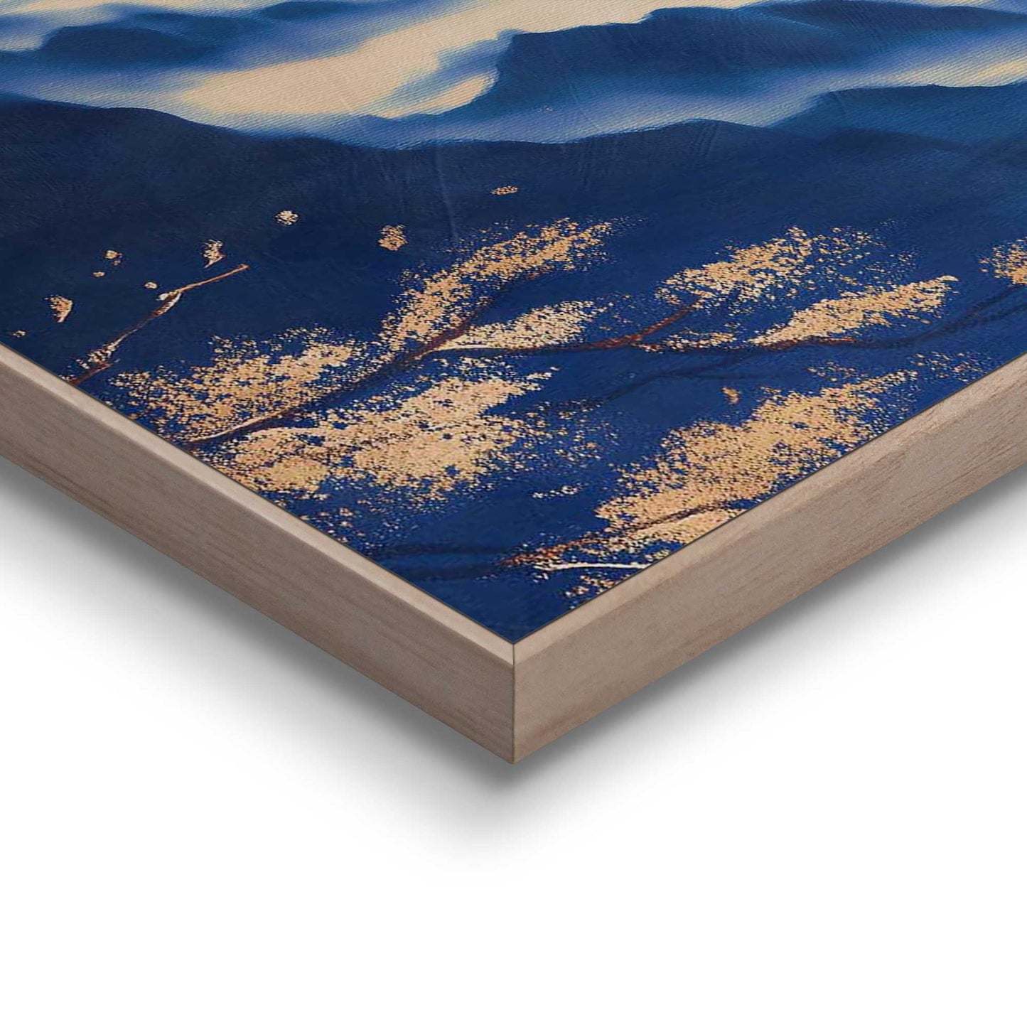 Framed Poster Botanical Japandi Set - Blue 70x50