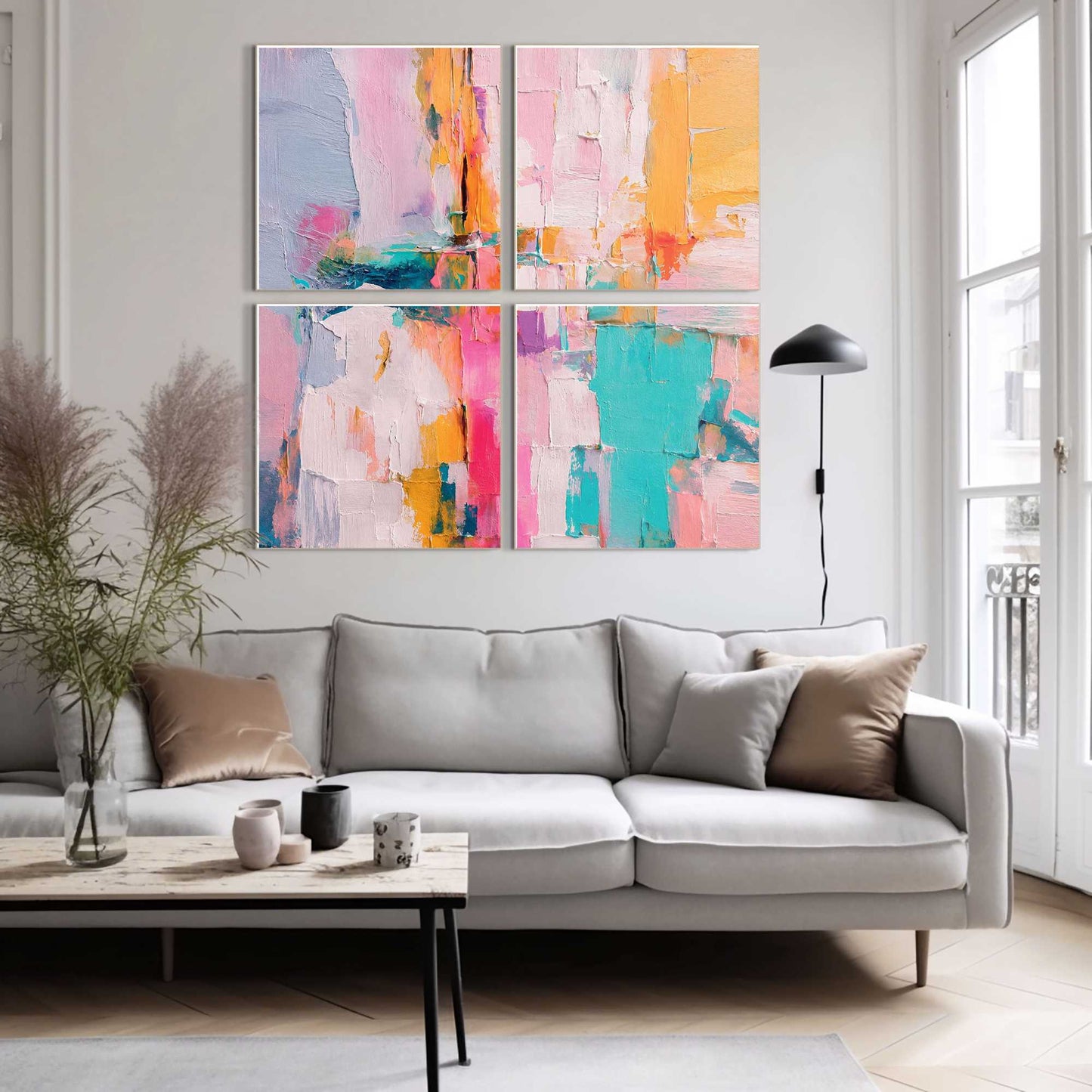 Framed Poster Paradise Palette 50x50