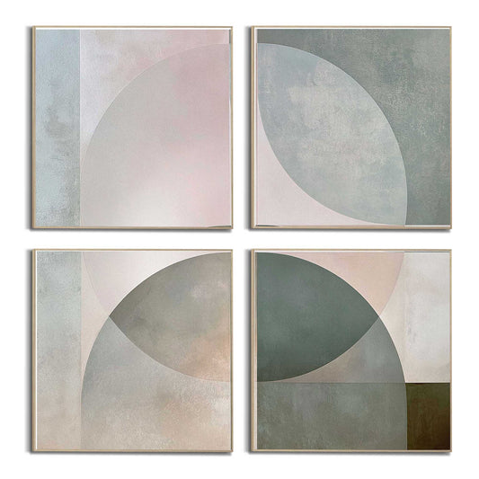 Framed Poster Harmonious Forms 50x50