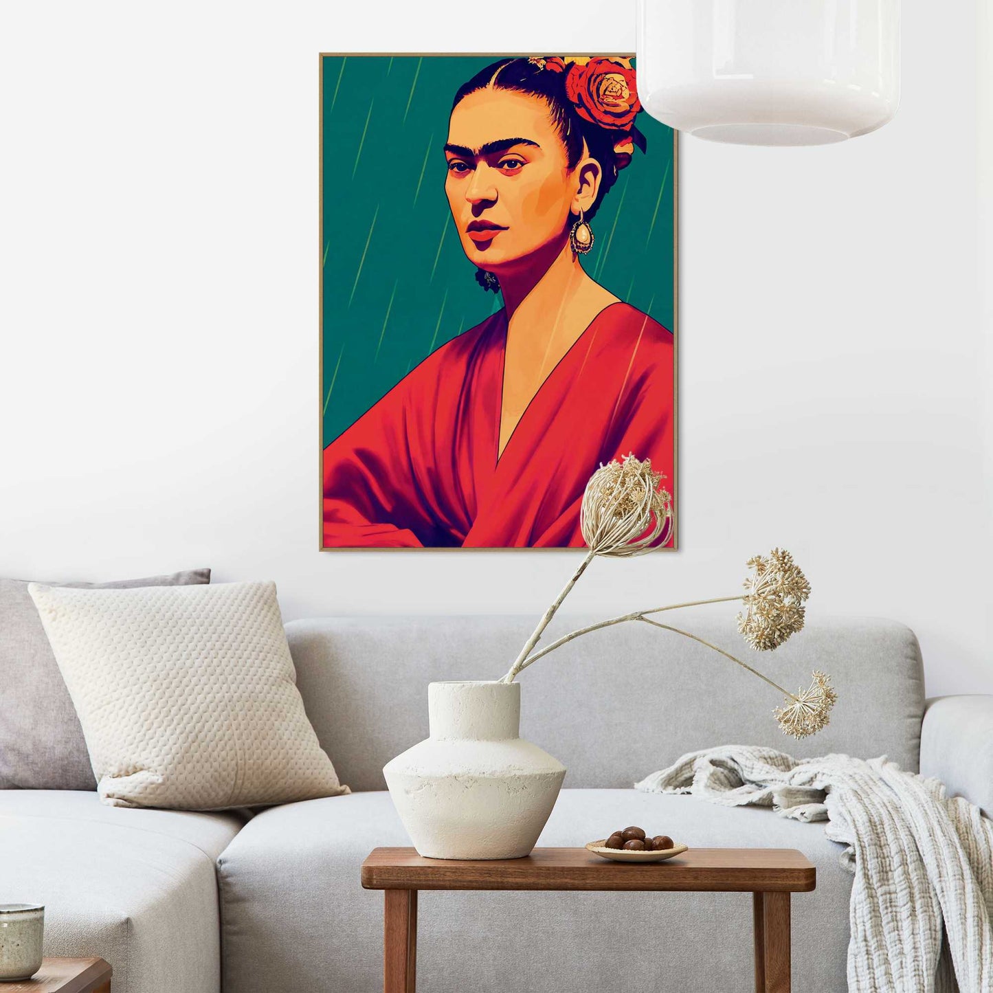 Framed Poster Modern Portrait 70x50
