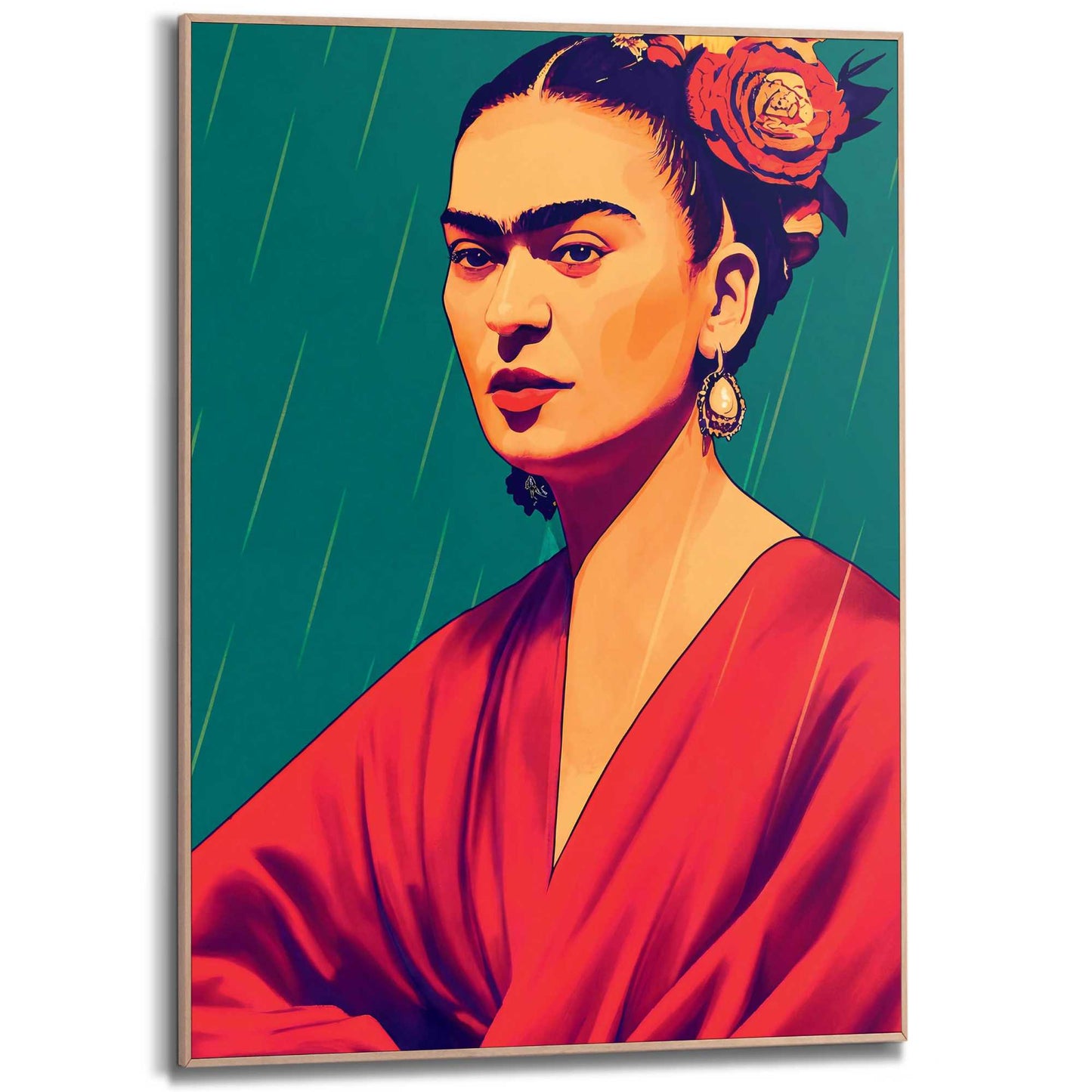 Framed Poster Modern Portrait 70x50