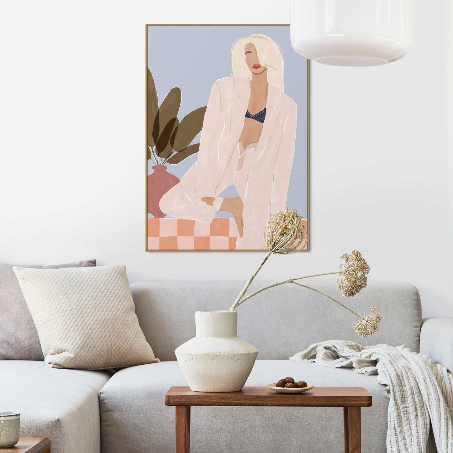 Framed Poster Stylish Portrait 70x50
