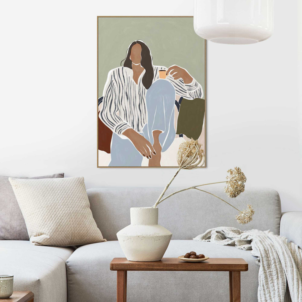 Framed Poster Coffee break 70x50
