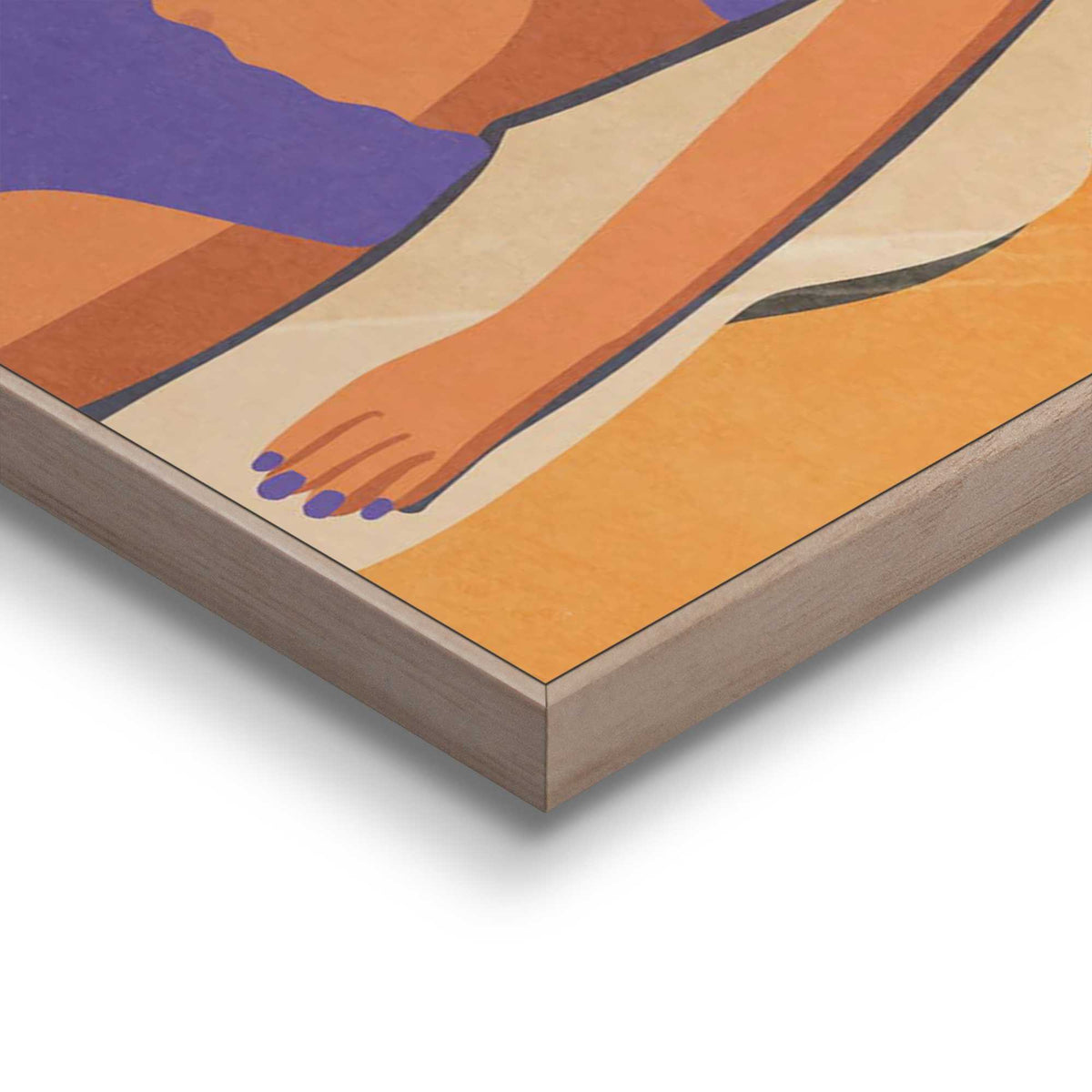 Framed Poster Sun Lovers 70x50