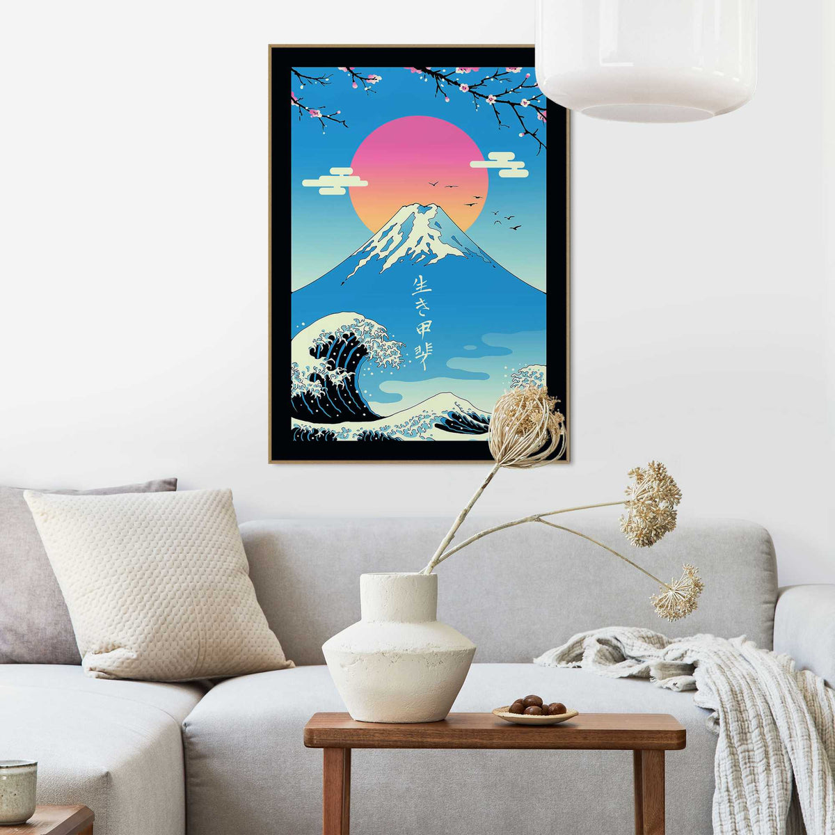 Framed Poster Vincent Trinidad - Ikigai 70x50