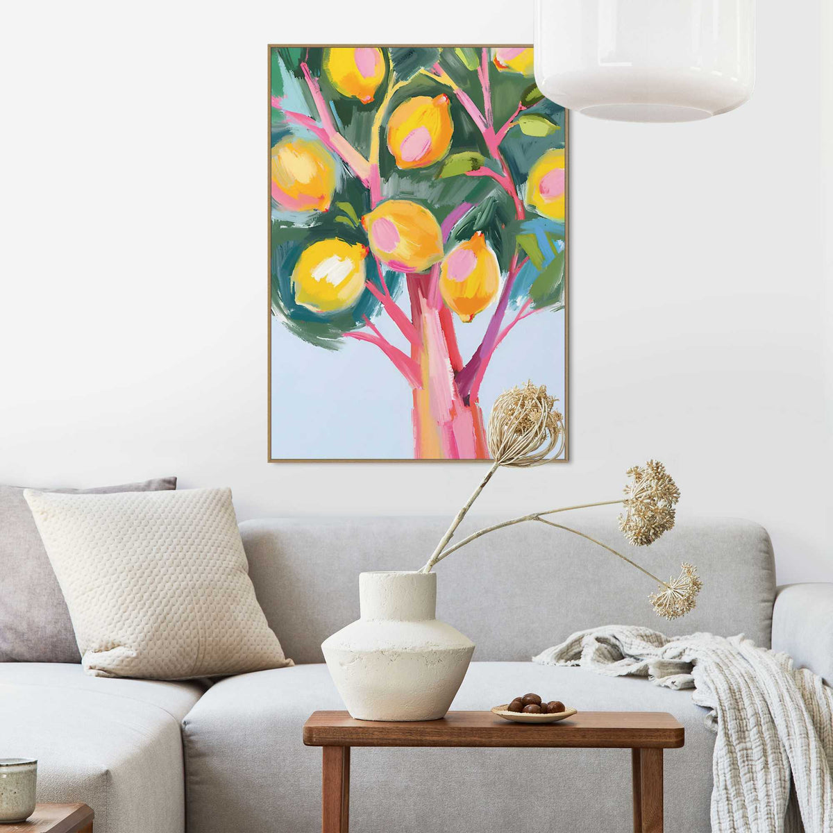 Framed Poster Lemon tree 70x50