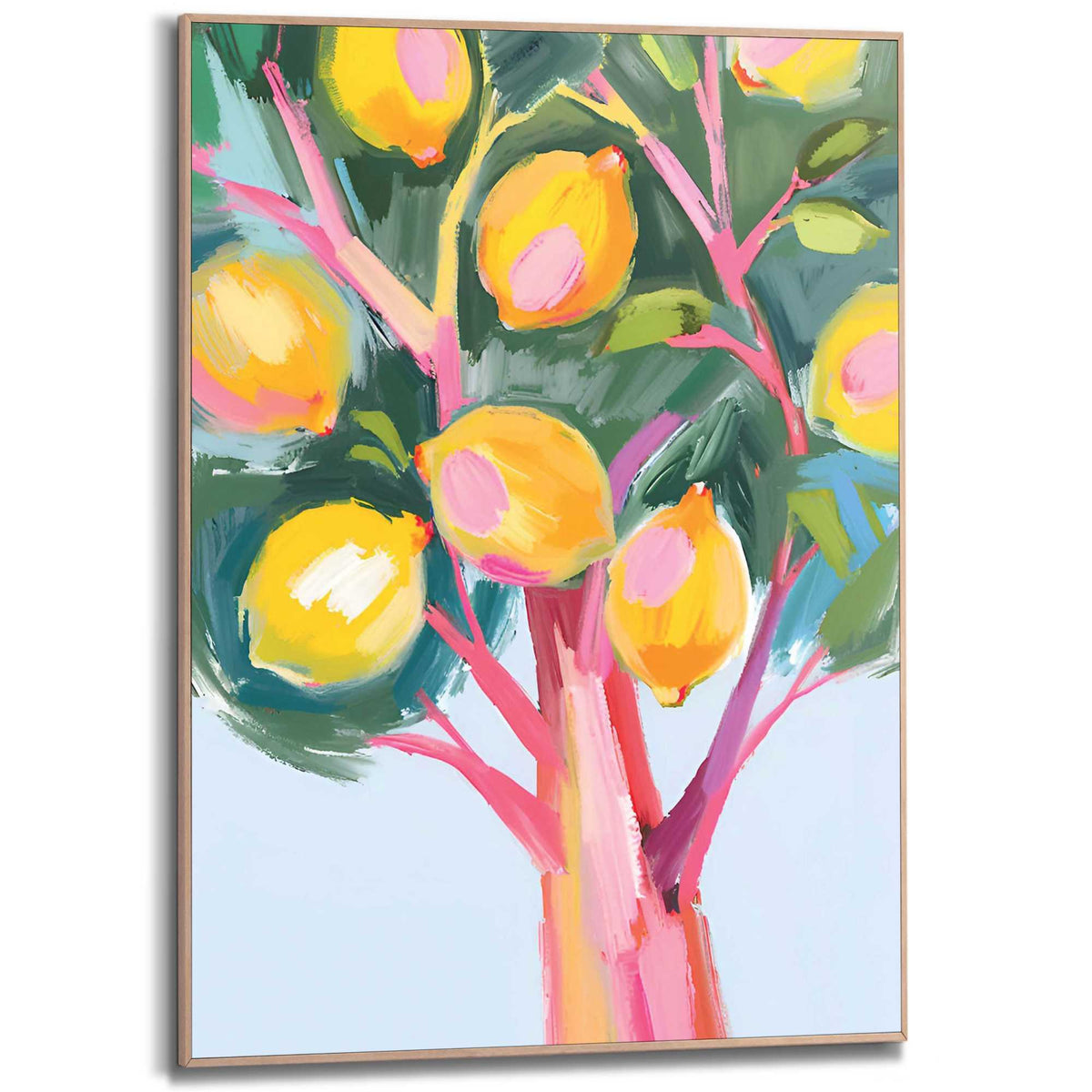 Framed Poster Lemon tree 70x50