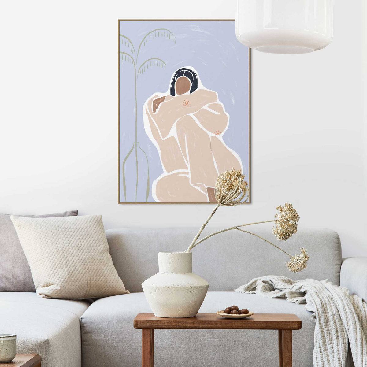 Framed Poster Calmness 70x50