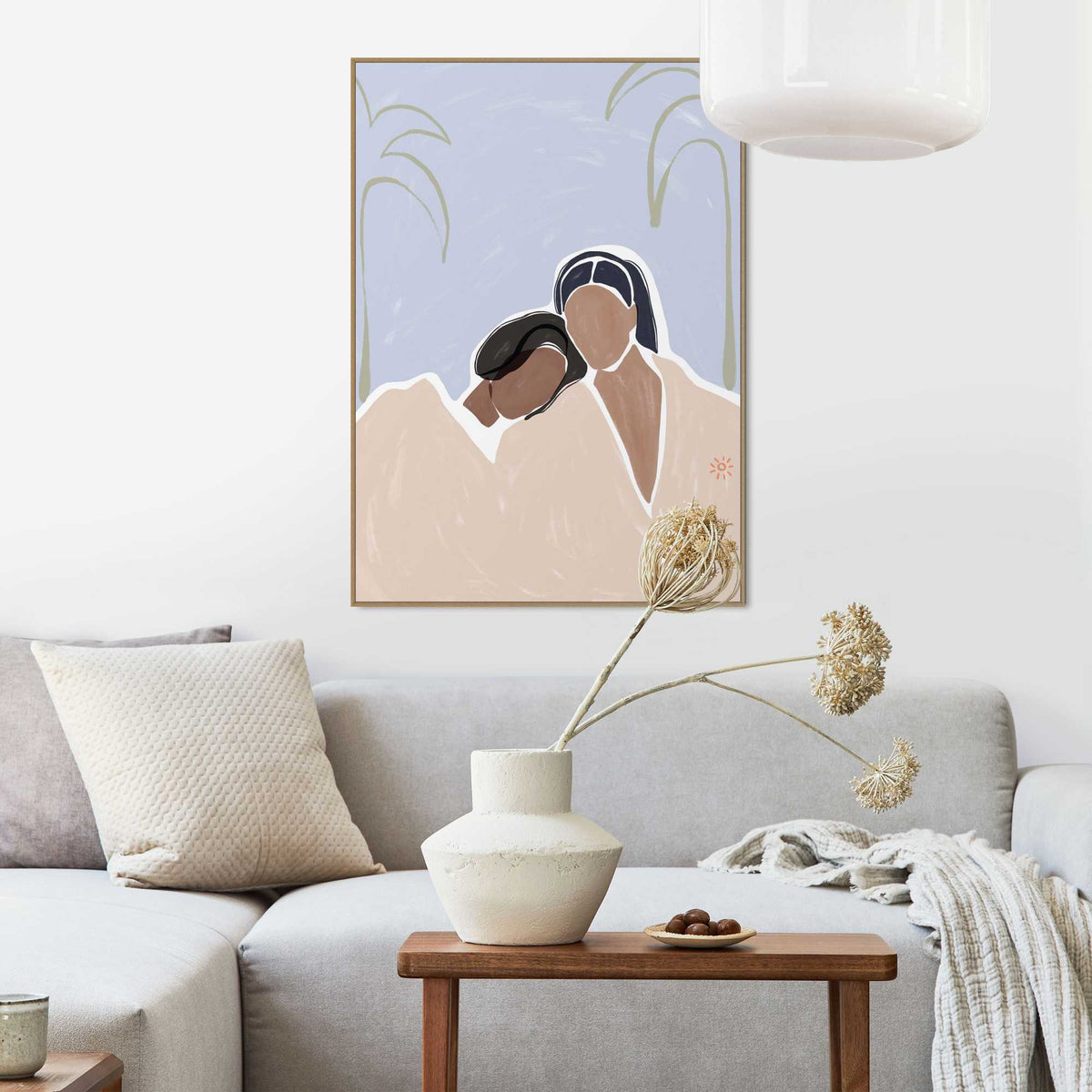 Framed Poster Friendship 70x50