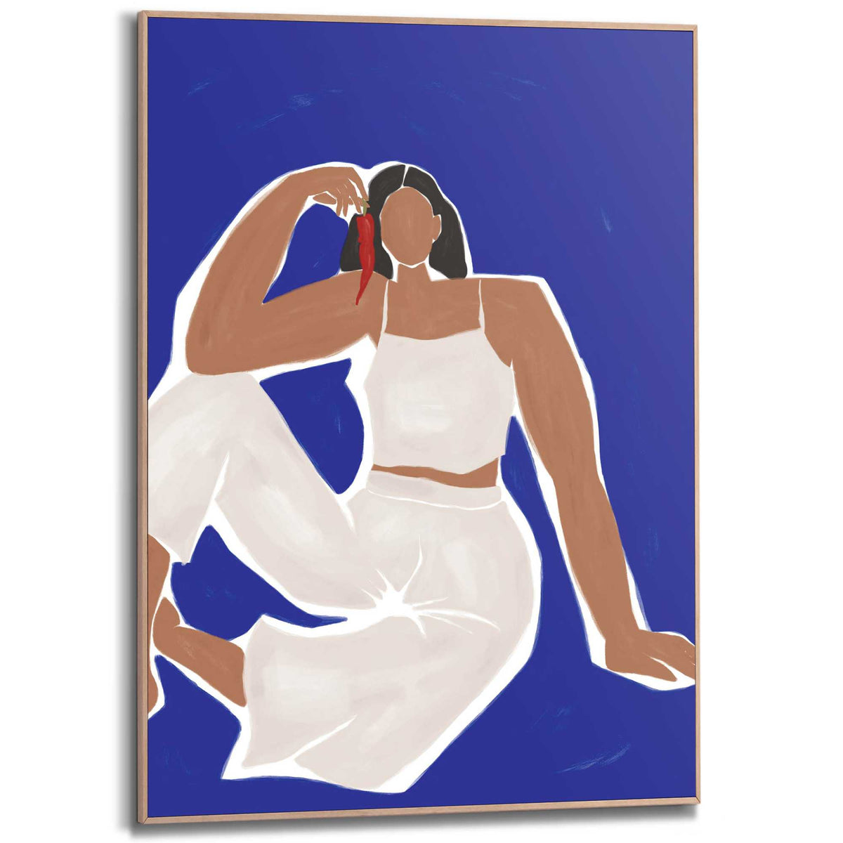 Framed Poster Stylish Spicy 70x50